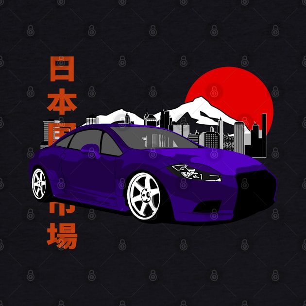 Mitsubishi Eclipse 4 Retro Style by Rebellion Store